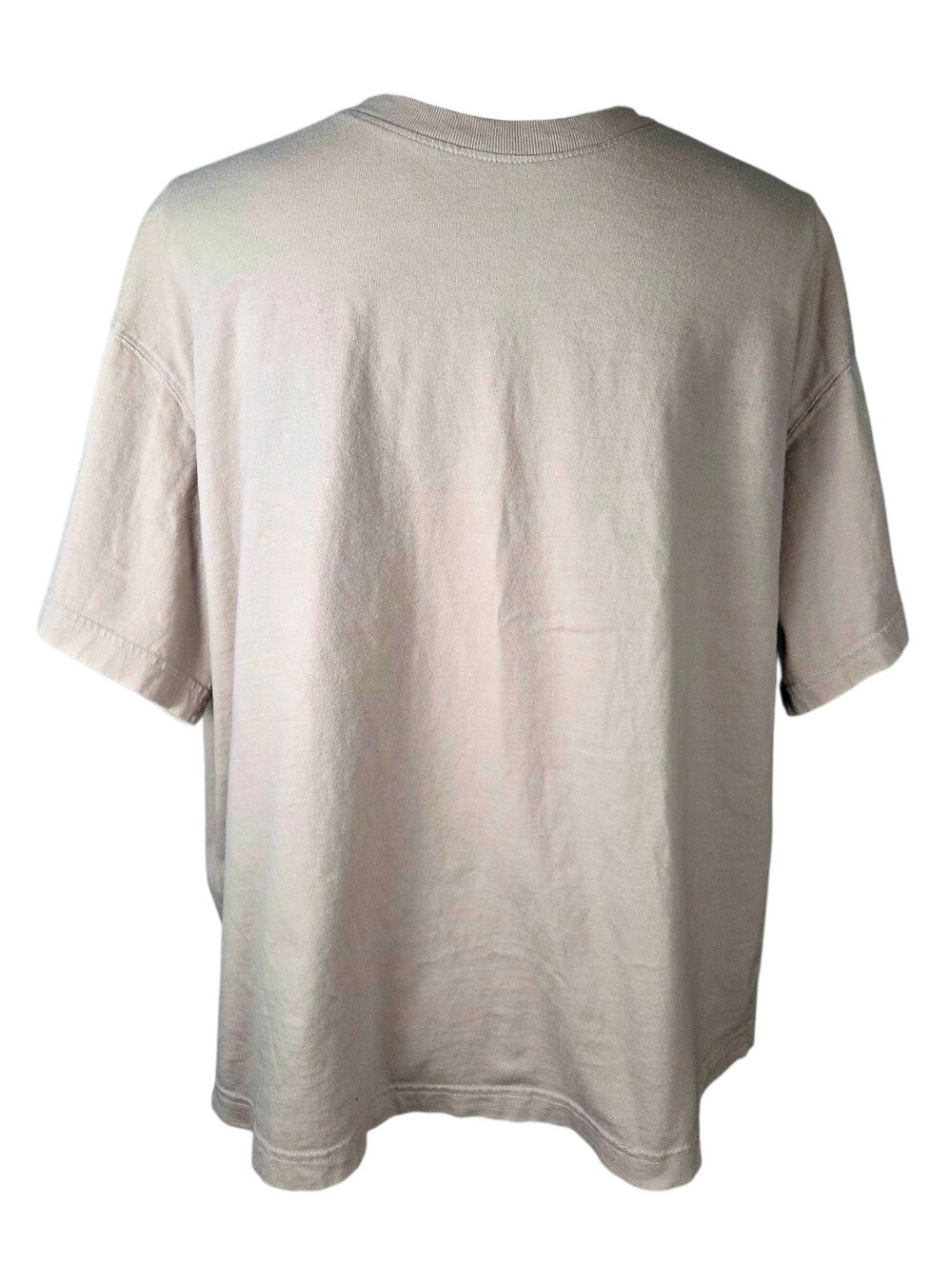 🔥4/$20 H&M Divided T-Shirt Beige -Large -Short Sleeve -Classic Shirt -Basic